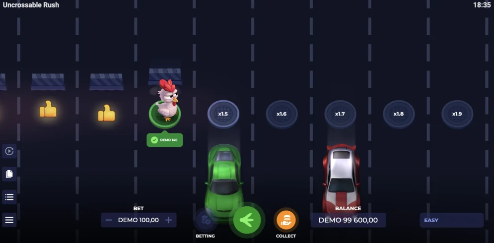 Uncrossable Rush