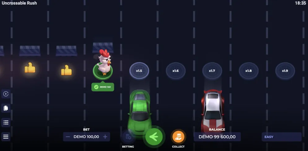 Uncrossable Rush